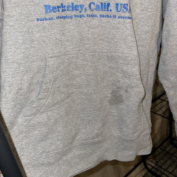 Mens used small The North Face pull over hoodie gray - Picture 3 of 5